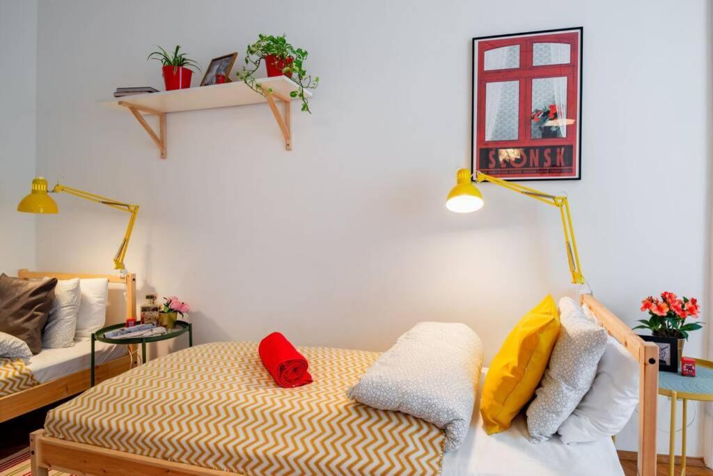 Blue Peace-Apartment With Free Parking In Center For 1-6 People Краков Экстерьер фото