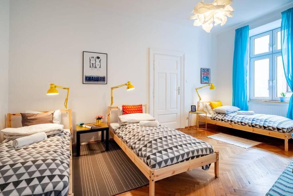 Blue Peace-Apartment With Free Parking In Center For 1-6 People Краков Экстерьер фото