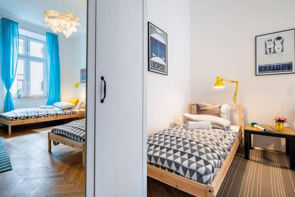 Blue Peace-Apartment With Free Parking In Center For 1-6 People Краков Экстерьер фото